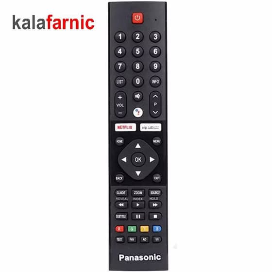کنترل panasohic کد547
