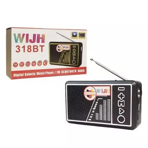 اسپیکر بلوتوثی WIJH پنل خورشیدی دار کد412 — تصویر ۲