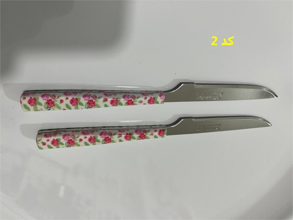 کارد میوه خوری تک 12 عددی منیاتور ( 8 طرح متنوع ) — تصویر ۳