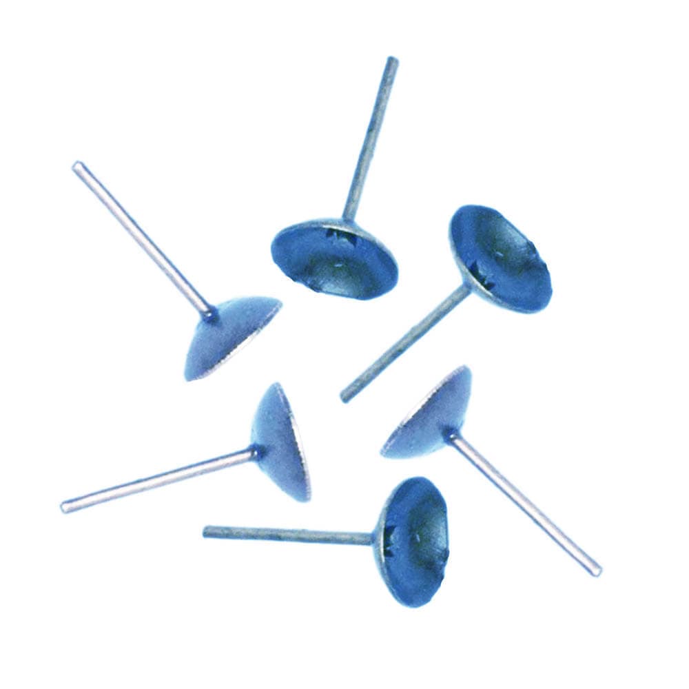 میخ گوشواره مقعر نقره ای 6ml بسته 36 عددی kks1009