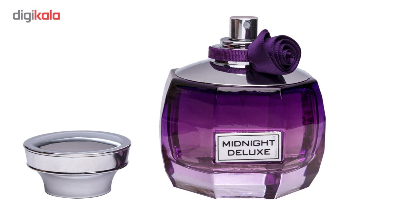 عطر و ادکلن زنانه ادو پرفیوم زنانه پرفیوم دلوکس مدل Midnight Deluxe حجم 100 میلی لیتر — تصویر ۳