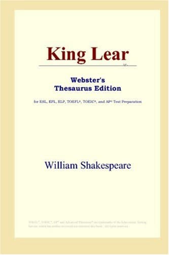 کتاب King Lear (Webster’s Thesaurus Edition) نسخه کامل