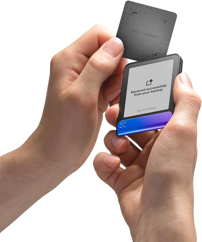 کیف پول سخت افزاری لجر فلکس Ledger Flex همراه با لجر ریکاوری — تصویر ۲