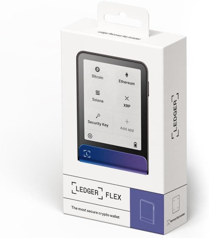 کیف پول سخت افزاری لجر فلکس Ledger Flex همراه با لجر ریکاوری