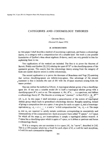 کتاب Categories and Cohomology Theories نسخه کامل