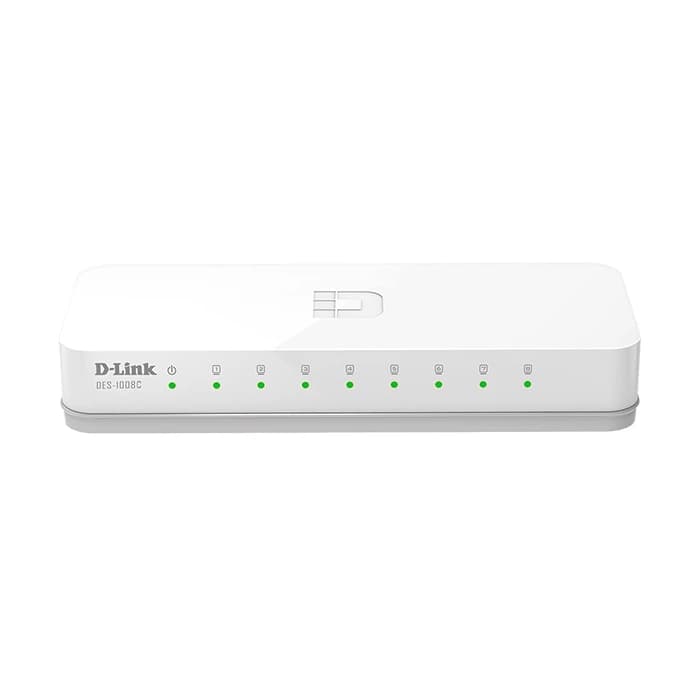 سوئیچ 8 پورت مگابیتی و دسکتاپ دی لینک مدل DES-1008C