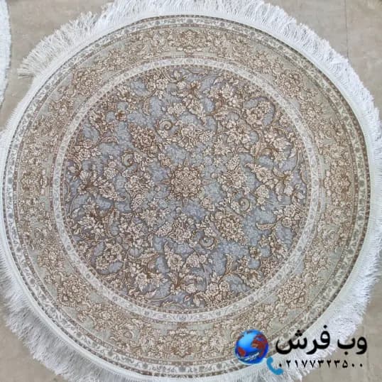 فرش گرد 1200 شانه طرح تهمینه فیلی
