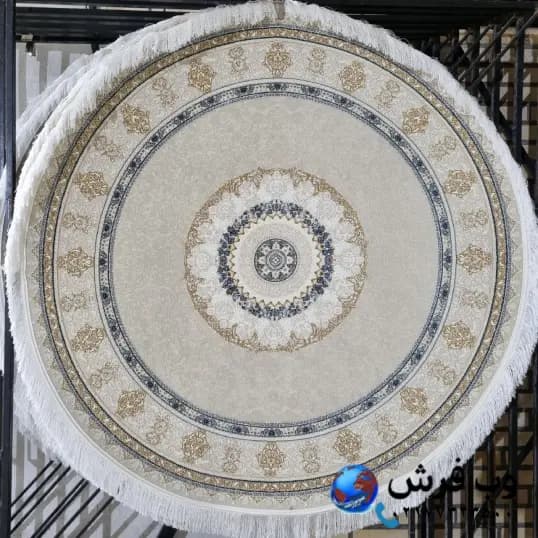 فرش دایره ای طرح مرجان 1200 شانه
