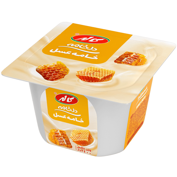کاله خامه منشوری عسل 100گرم