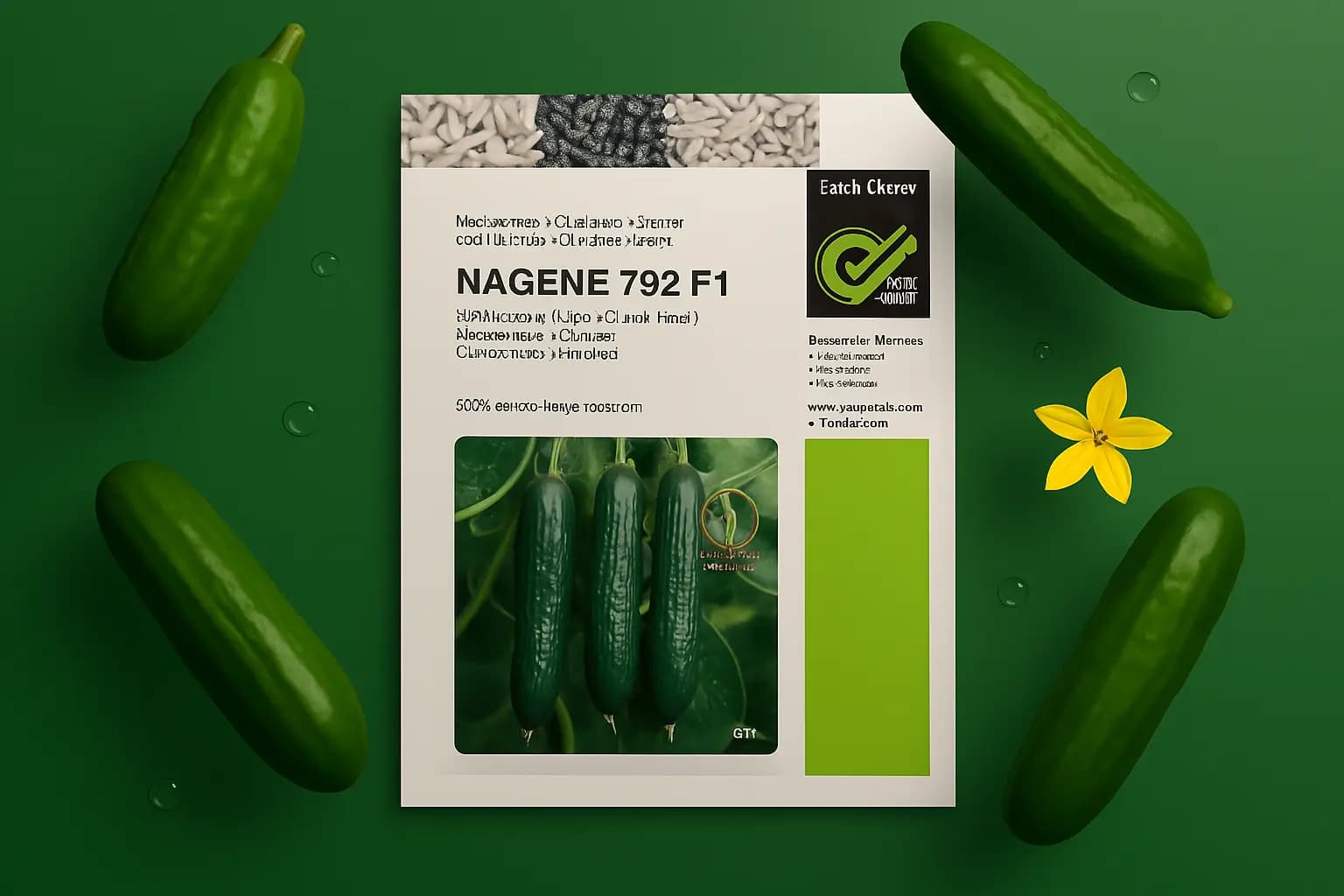 بذر خیار گلخانه ای ناگین 792