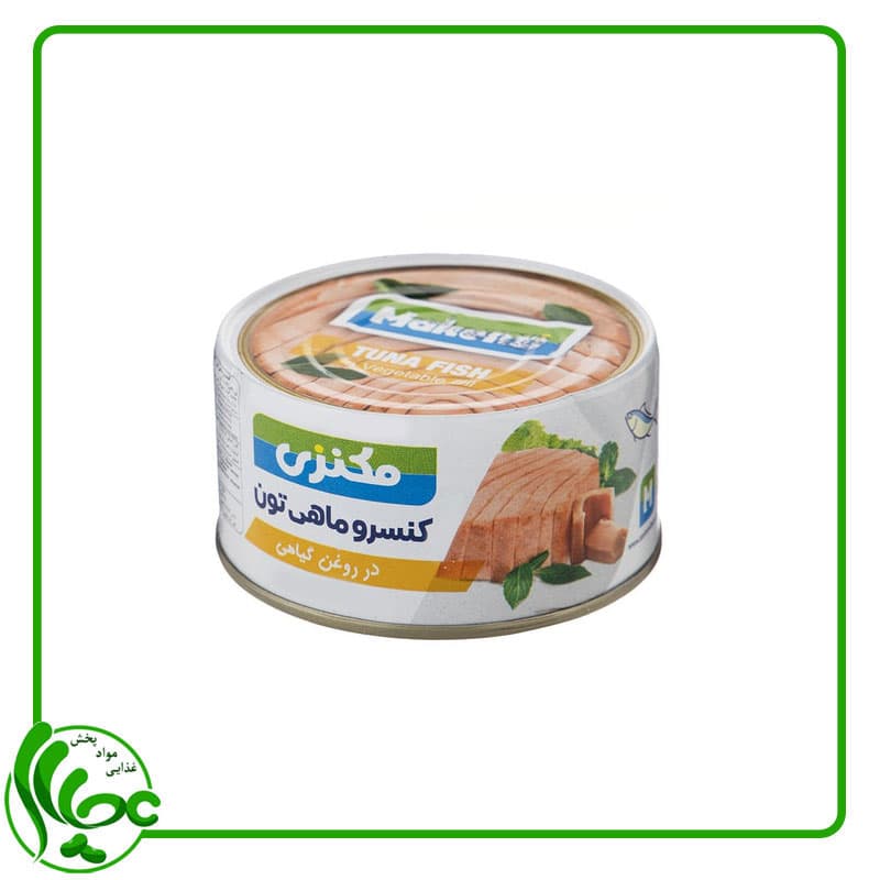 کنسرو تن ماهی در روغن گیاهی مکنزی 180گرمی