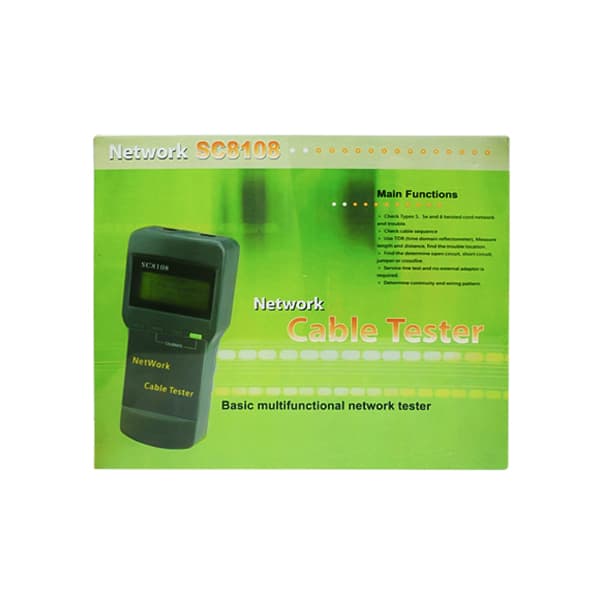 تستر شبکه دیجیتالی مدل SC8108 — تصویر ۲