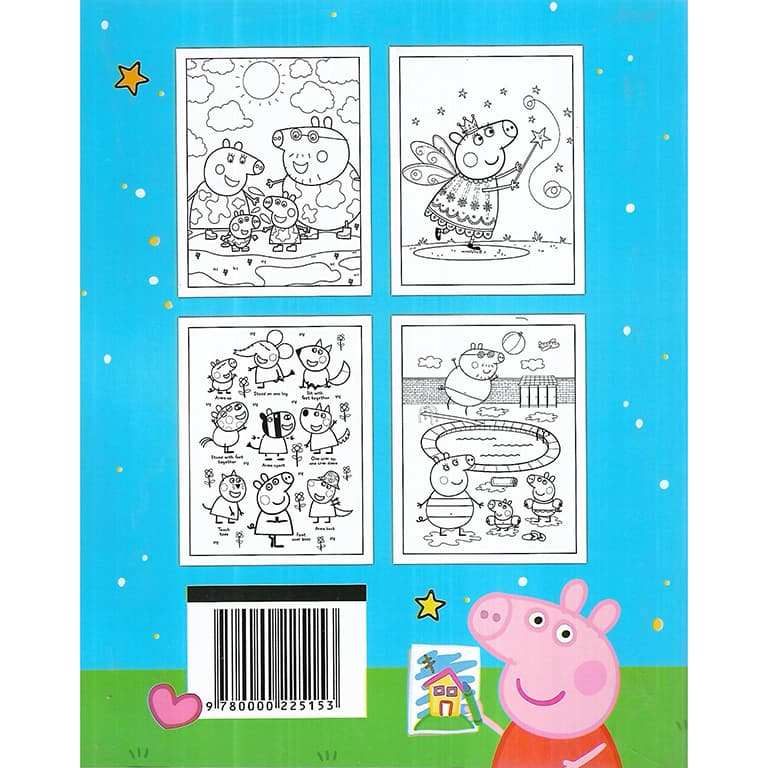 رنگ آمیزی پپا پیگ Peppa Pig Coloring Book — تصویر ۲
