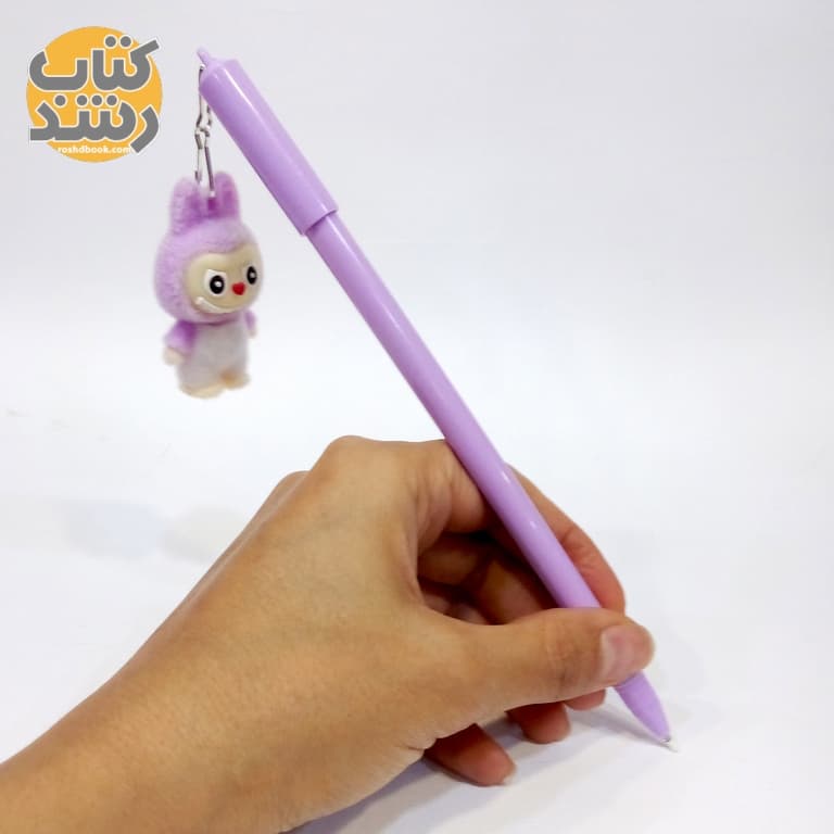 خودکار رواننویس فانتزی طرح لبوبو مخملی — تصویر ۵