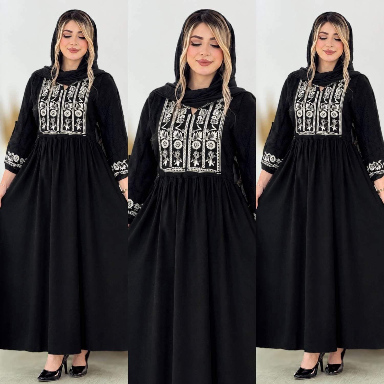 پیراهن ساحلی زنانه نخی پوپک mg15630