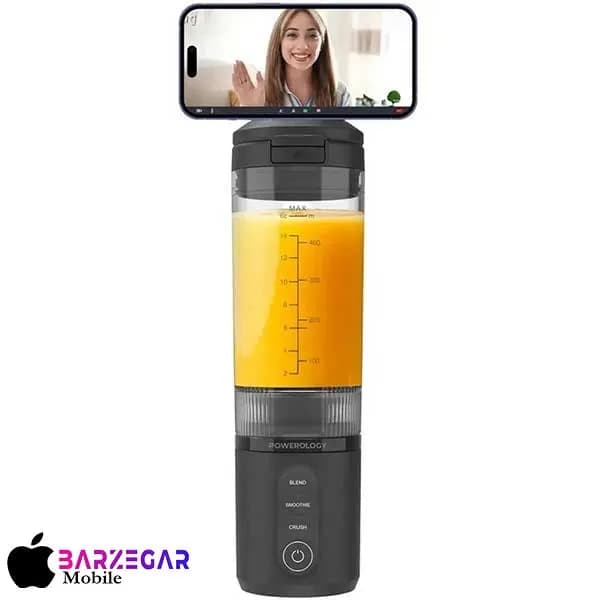 شیکر شارژی پاورولوجی مدل Powerology MagBlend PRPBB8301GY گنجایش 0.47L — تصویر ۶