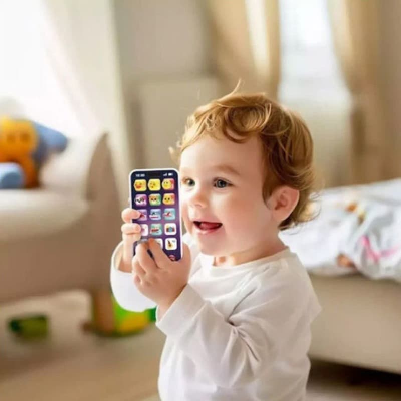 اسباب بازی ناب سل مدل موبایل لمسی موزیکال ضبط صدا طرح هولا کد RECORD &LEARN&BABY PHONE HOLA — تصویر ۴