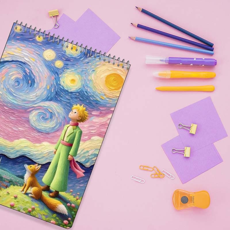 دفتر نقاشی 50 برگ سیمی کارنیکا طرح شازده کوچولو The Little Prince کد 46012 — تصویر ۱۰