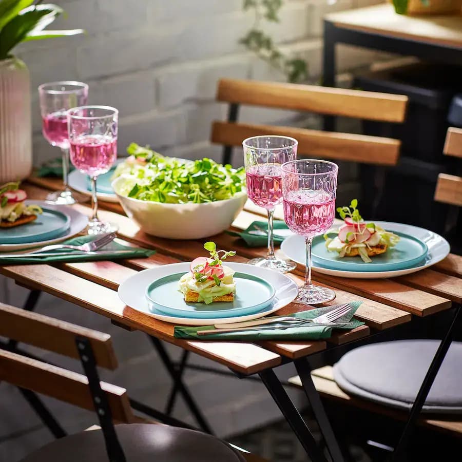 بشقاب جفتی 18 ایکیا IKEA-KEJSERLIG — تصویر ۵