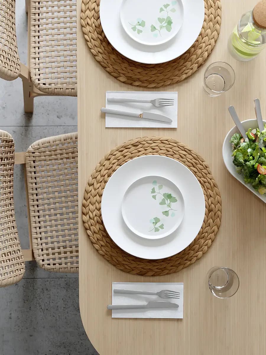 بشقاب جفتی 17 ایکیا IKEA-STILENLIG — تصویر ۴