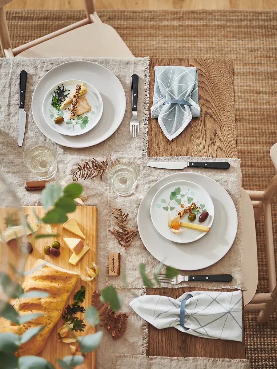 بشقاب جفتی 17 ایکیا IKEA-STILENLIG — تصویر ۵