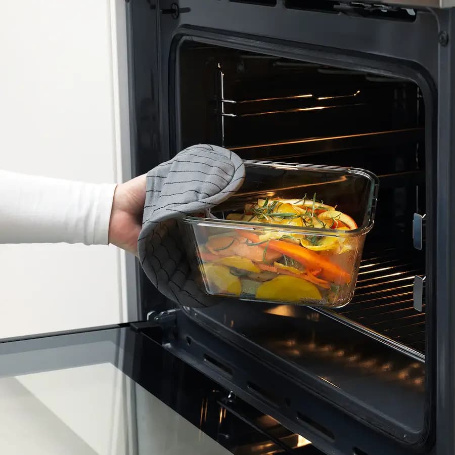 ظرف پیرکس مستطیل ایکیا IKEA+365 — تصویر ۲