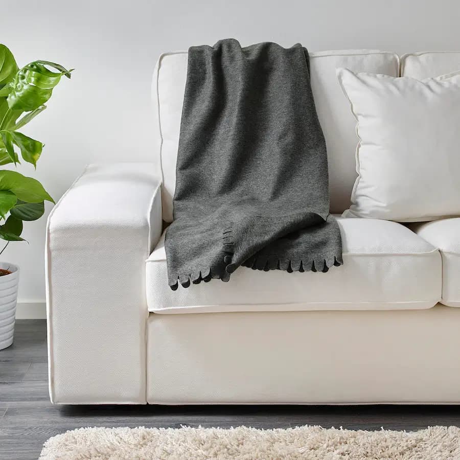 پتوی طوسی ایکیا IKEA-POLARVIDE — تصویر ۴