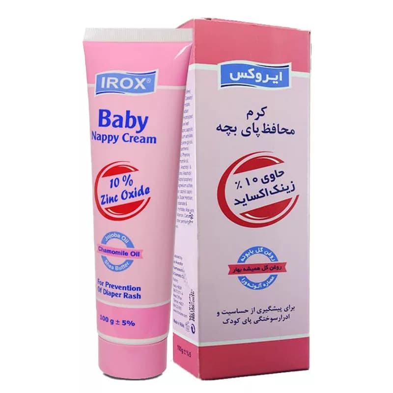 كرم سوختگی زينک اكسايد ايروكس مخصوص ادرار Irox