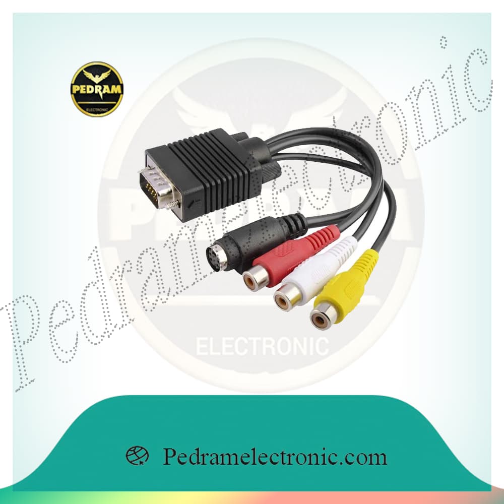 مبدل VGA به RCA(AV)