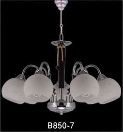 لوستر چوب استیل b850 7