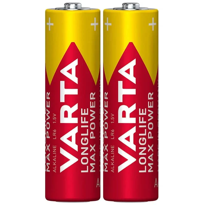 باطری قلمی Varta Long Life Max Power Alkaline LR6/MN1500 1.5V AA کد 9923 — تصویر ۲