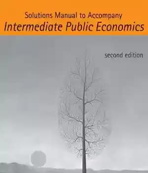دانلود کتاب Solutions Manual to Accompany Intermediate Public Economics, Second Edition – راه حل های راهنمای اقتصاد عمومی متوسط ویرایش دوم