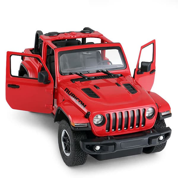 ماشین کنترلی راستار 1:14 مدل Jeep Wrangler Rubicon قرمز — تصویر ۴