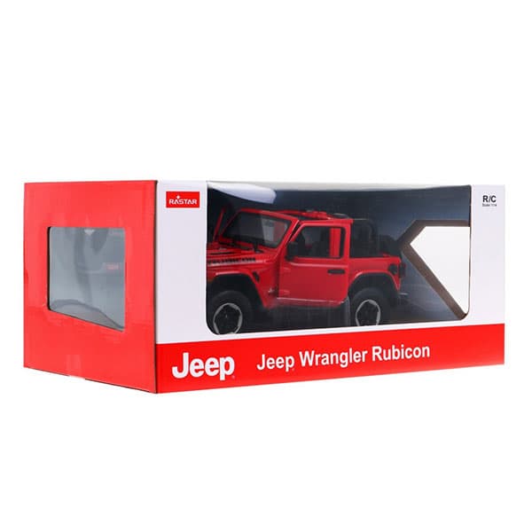 ماشین کنترلی راستار 1:14 مدل Jeep Wrangler Rubicon قرمز — تصویر ۶