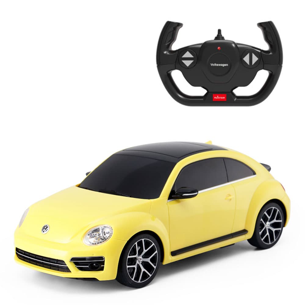 ماشین کنترلی راستار 1:14 مدل Volkswagen Beetle زرد
