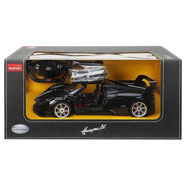 ماشین کنترلی راستار 1:14 مدل Pagani Huayra BC مشکی — تصویر ۵