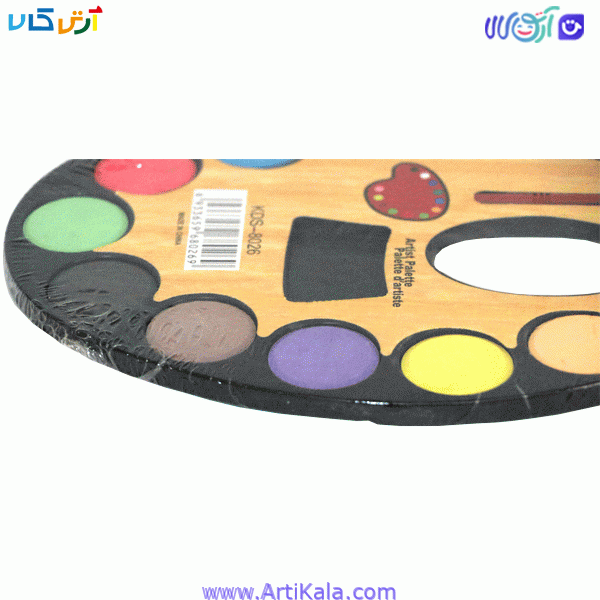 آبرنگ 12 رنگ پالتی کوچک — تصویر ۲