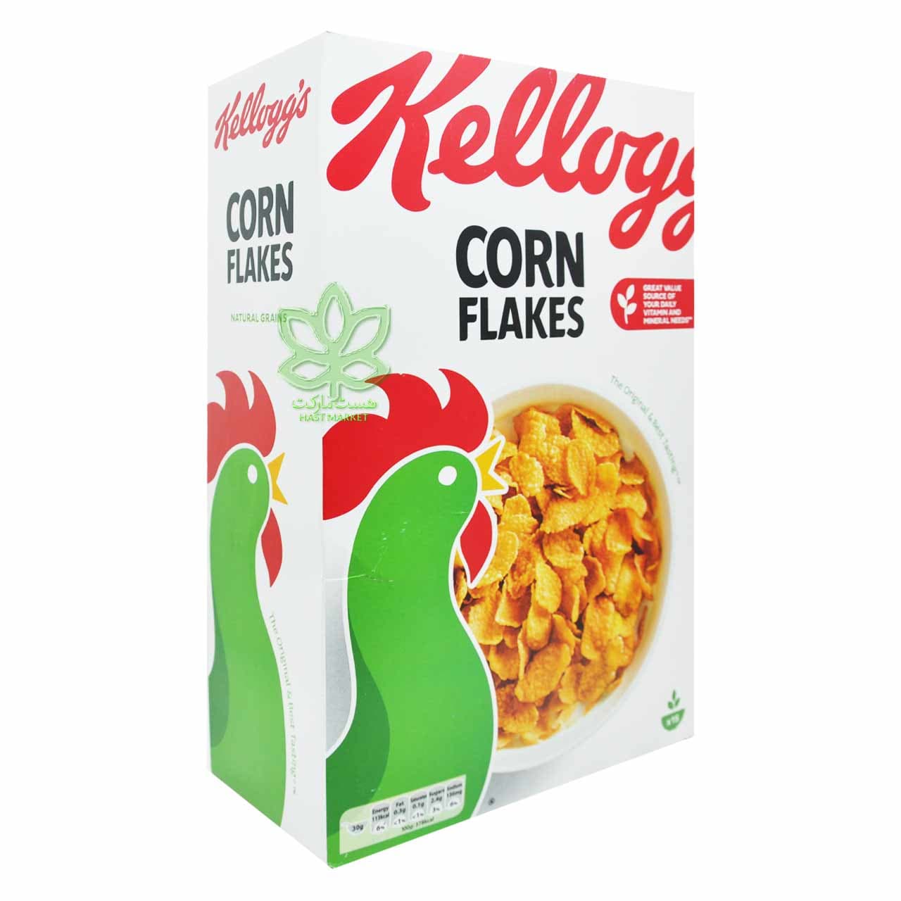 غلات صبحانه (کورن فلکس) خروس 450 گرم کلاگز – kellogg’s — تصویر ۲
