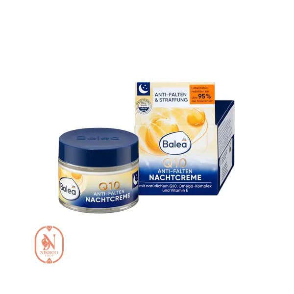 کرم شب .ضد چروک قوی .ترمیم کننده BALEA Q10 NACHTCREME 50ML
