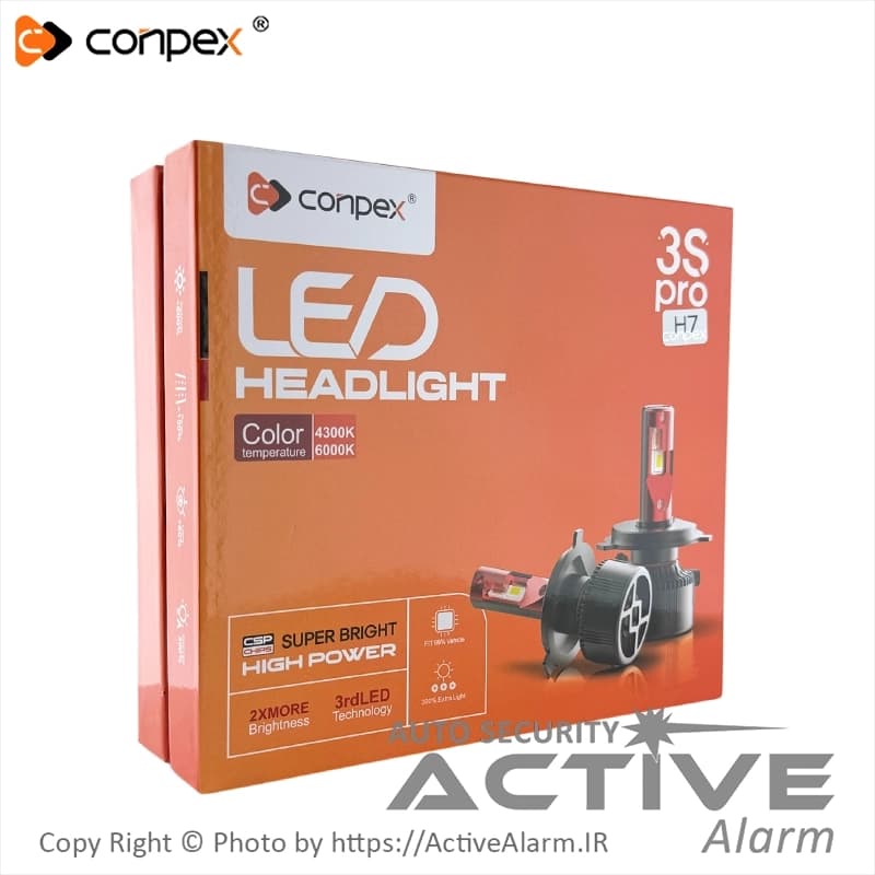 هدلایت خودرو کانپکس مدل CONPEX 3S-PRO — تصویر ۲