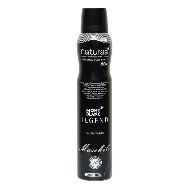 اسپری خوشبو کننده بدن مردانه ناتوراسی مدل Mont Blanc Legend حجم 200 میل — تصویر ۲