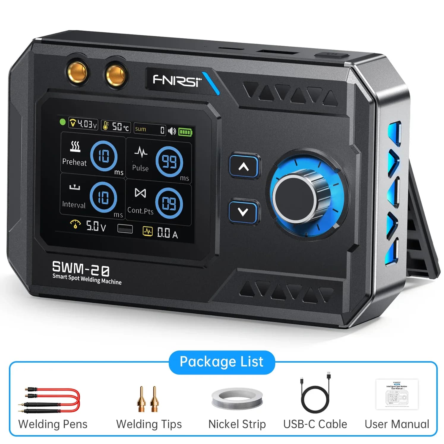 دستگاه نقطه جوش باتری فینرسی مدل FNIRSI SWM-20 — تصویر ۲