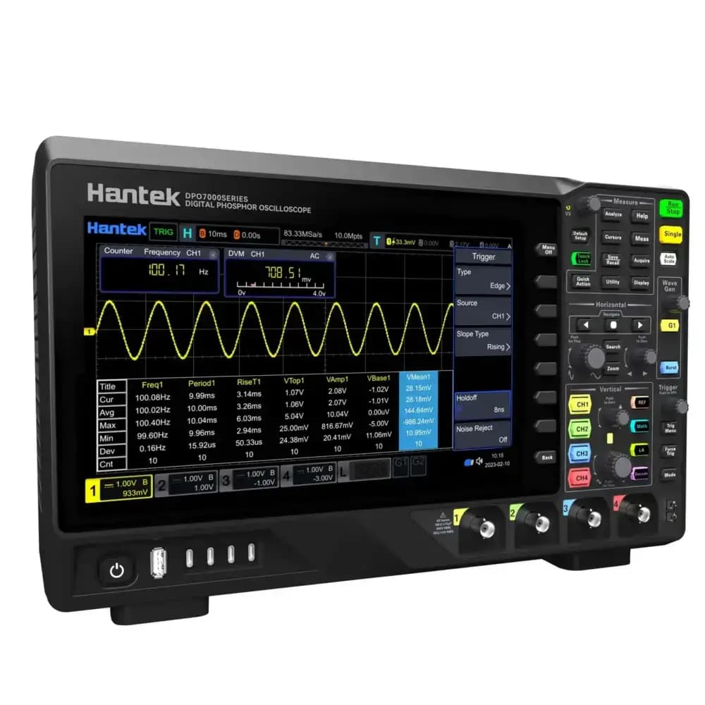 اسیلوسکوپ دیجیتالی رومیزی هانتک مدل HANTEK DPO7102C — تصویر ۲