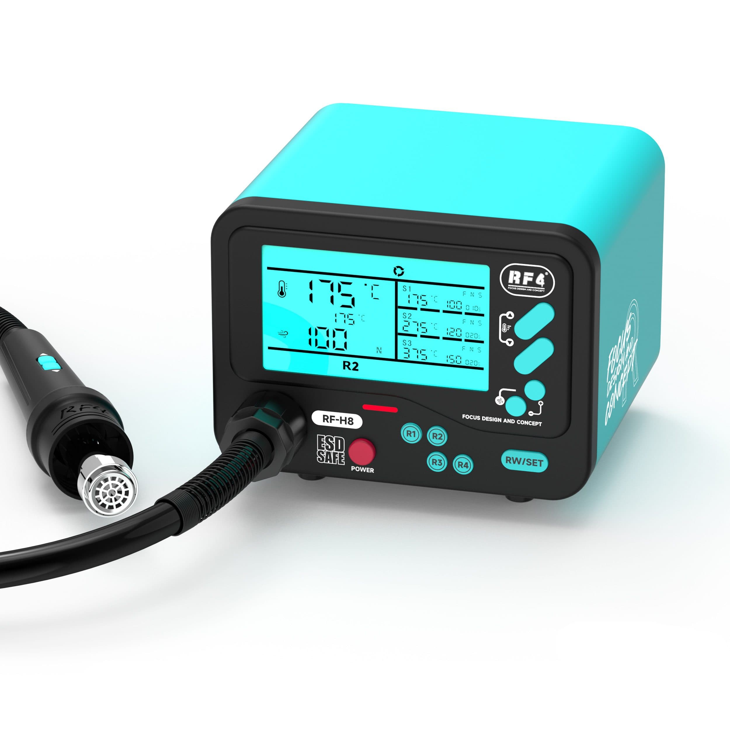 هیتر هوای گرم دیجیتال آراففور مدل RF4 RF-H8 — تصویر ۲