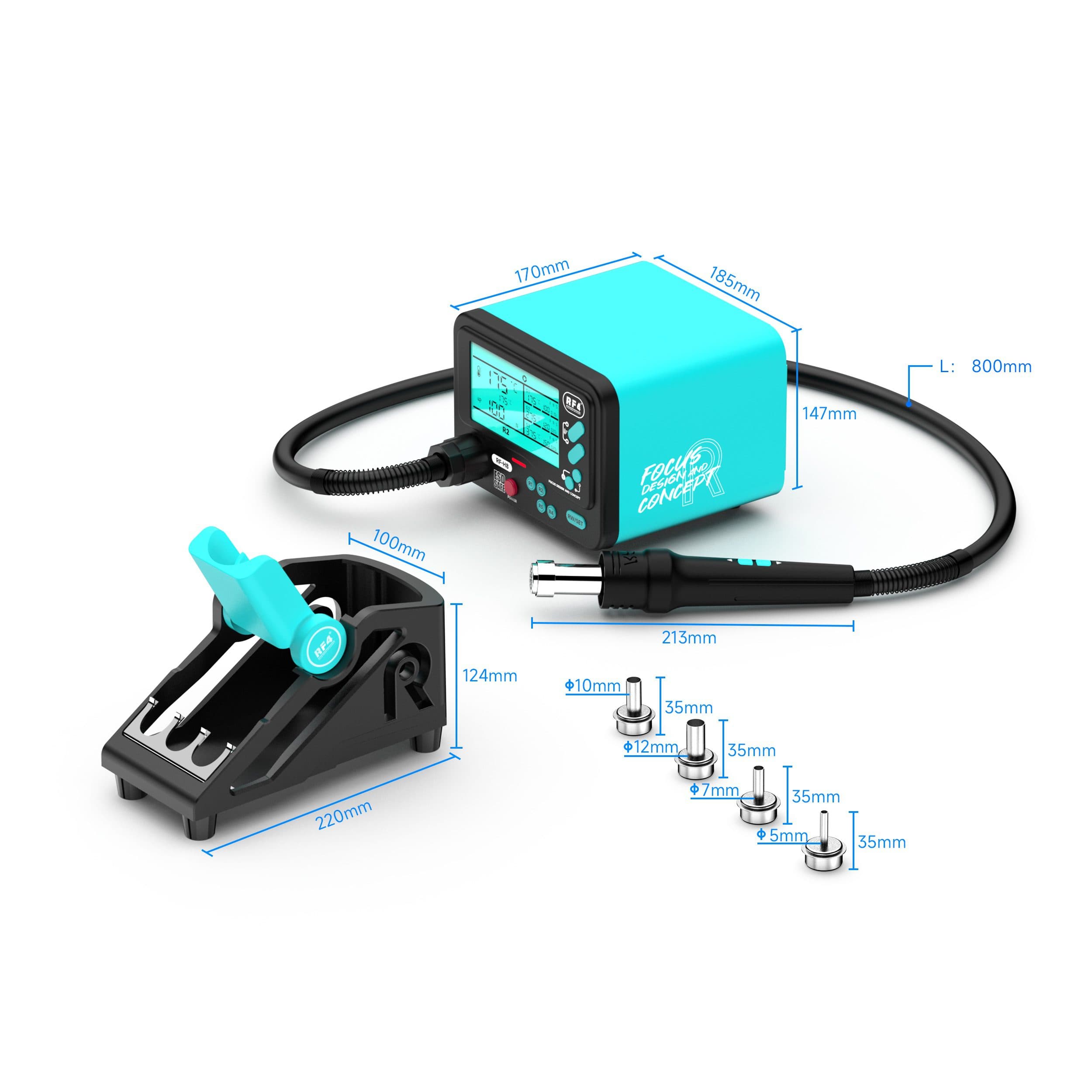 هیتر هوای گرم دیجیتال آراففور مدل RF4 RF-H8 — تصویر ۵