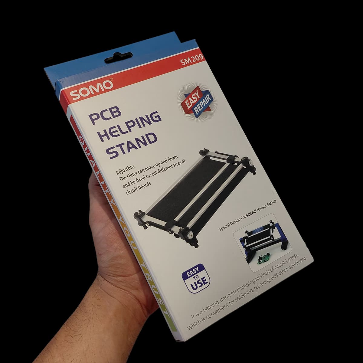 گیره برد سومو مدل SOMO SM209 پایه نگهدارنده PCB — تصویر ۵
