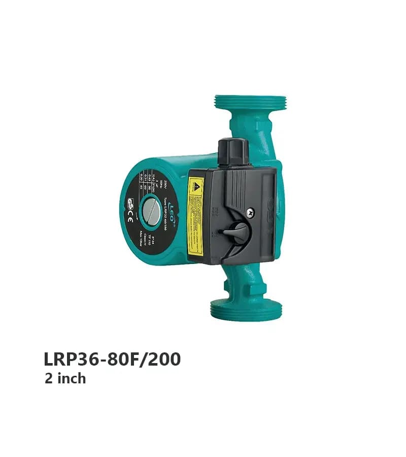 پمپ سیرکولاتور خطی سه سرعته لئو LRP36-80F/200