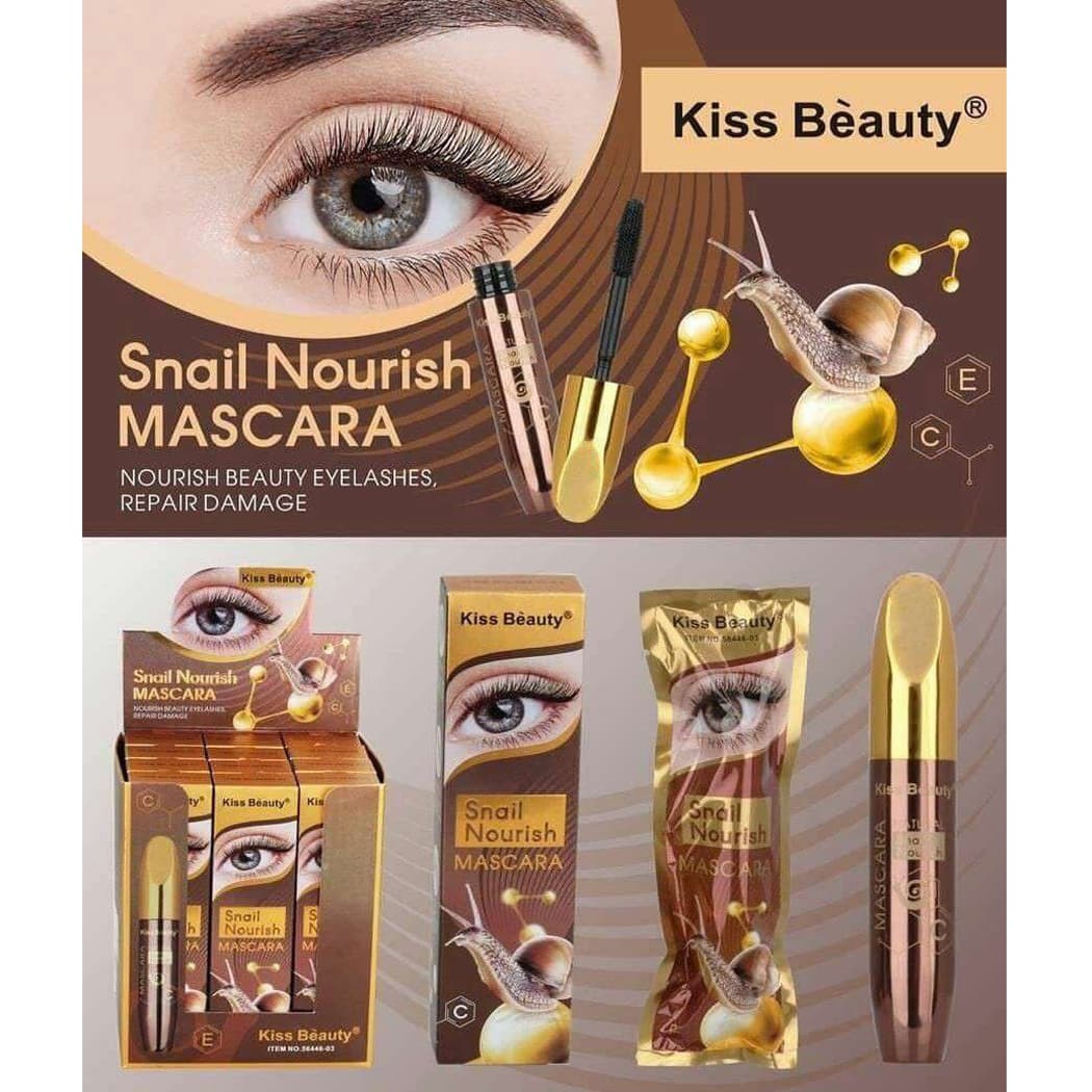 ریمل حجم دهنده کیس بیوتی Kiss Beauty با خاصیت تقویت مژه (حلزونی) — تصویر ۲