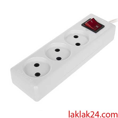 سه راهی بدون ارت کلید دار 5 متر تیراژه