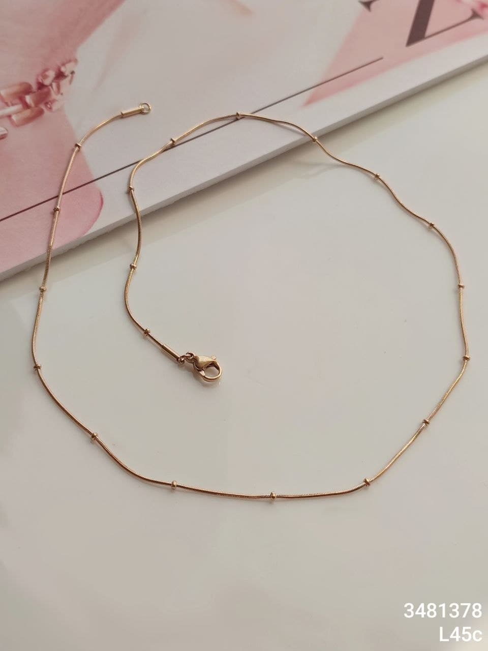 زنجیر مارک ژوپینگ کیفیت عالی رنگ ثابت کد 1415243